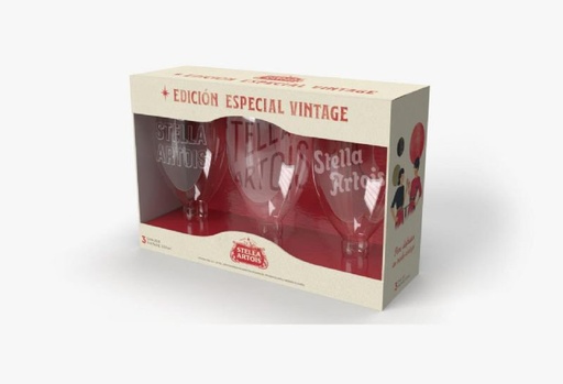 TRIPACK COPA STELLA VINTAGE 330CC