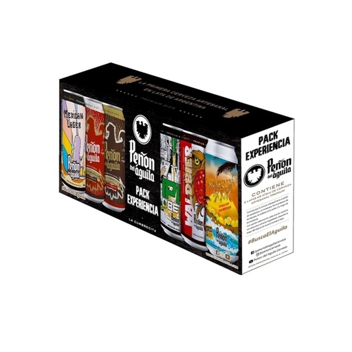 CERVEZA PEÑON DEL AGUILA PACK EXPERIENCIAS 6X 473CC