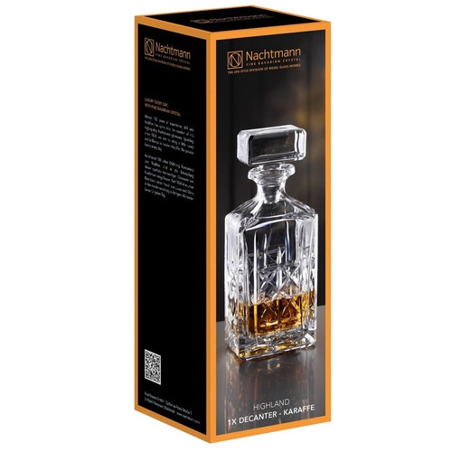 Nachtmann Botella de Whisky Highland con Tapon 750cc