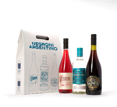 NEGRONI ARGENTINO GIN HERACLITO, VERMÚ LUNFA Y BITTER VERBENA