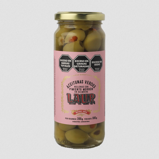 ACEITUNAS LAUR RELLENAS 200GR