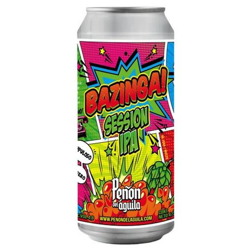CERVEZA PEÑON DEL AGUILA BAZINGA 473CC