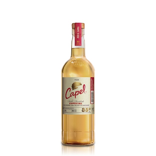 PISCO CAPEL DOBLE DESTILADO ESPECIAL 700CC