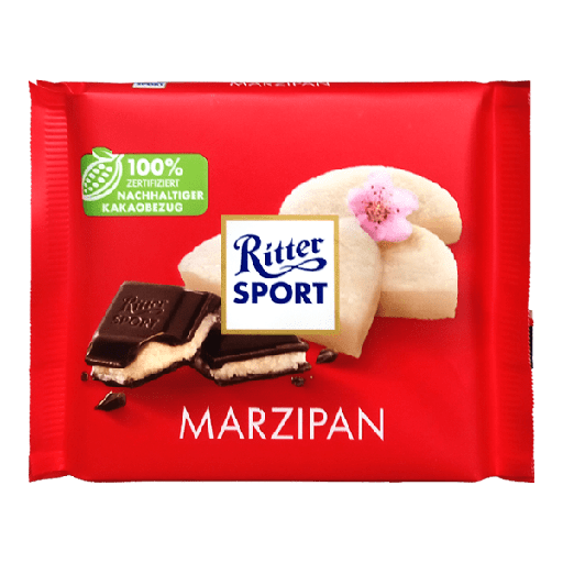 RITTER SPORT CHOCOLATE RELLENO CON MAZAPAN 100GR