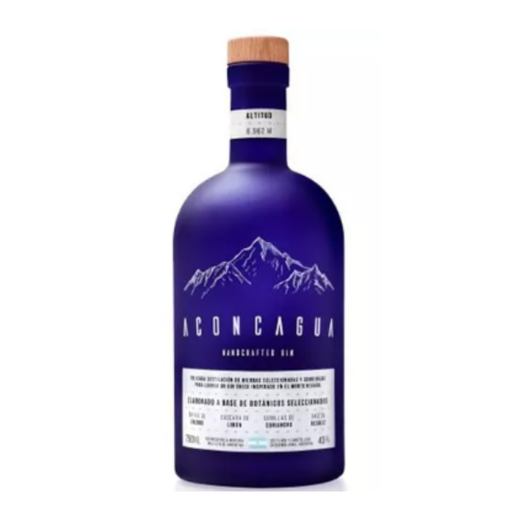 GIN ACONCAGUA BOTELLA AZUL 750CC