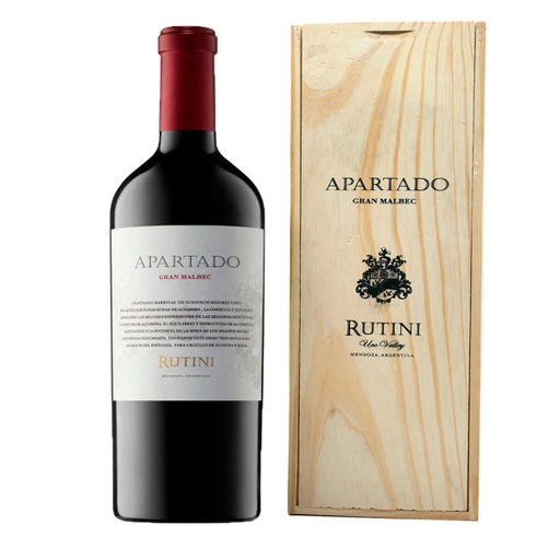 VINO RUTINI APARTADO GRAN MALBEC DOBLE MAGNUM 3L