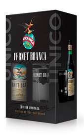 FERNET BRANCA 750CC + VASO DE CERAMICA 500CC