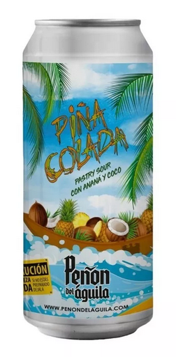 CERVEZA PEÑON DEL AGUILA PIÑA COLADA PASTRY SOUR LATA 473CC