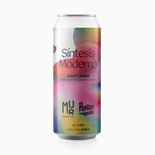 CERVEZA PEÑON DEL AGUILA SINTESIS MODERNA LIGHT LAGER LATA 473CC