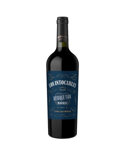 VINO LOS INTOCABLES MALBEC DOUBLE OAK 750CC