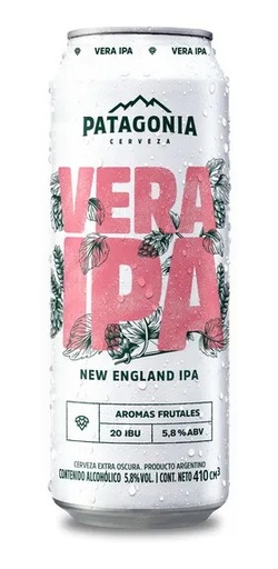 CERVEZA PATAGONIA VERA IPA 410/473CC