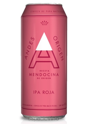 CERVEZA ANDES ORIGEN ROJA IPA 473CC