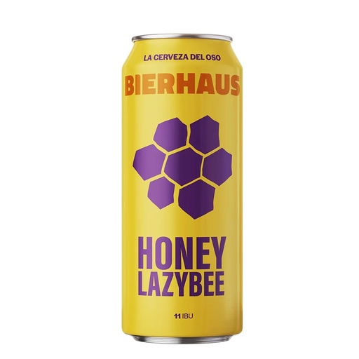 CERVEZA BIERHAUS HONEY LAZYBEE 473CC