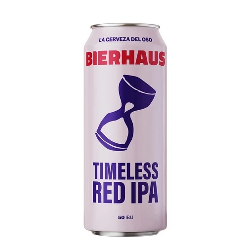 CERVEZA BIERHAUS TIMELESS RED IPA 473CC
