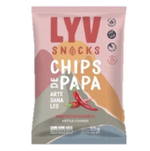 CHIPS LYV MERKEN 55GRS