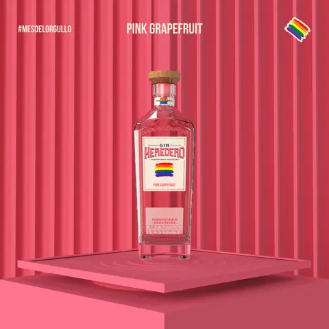 GIN HEREDERO POMELO 700CC LGBTIQ + EDICION LIMITADA