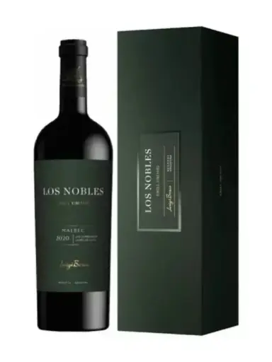 VINO LOS NOBLES MALBEC SINGLE VINEYARD MALBEC 750CC + ESTUCHE