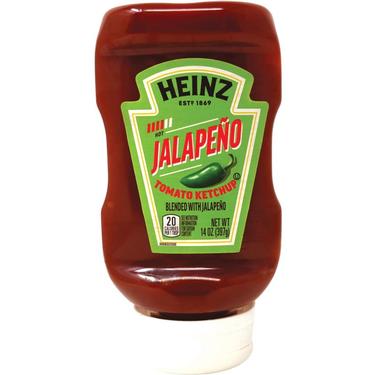 HEINZ KETCHUP JALAPEÑO 397GRS 14OZ