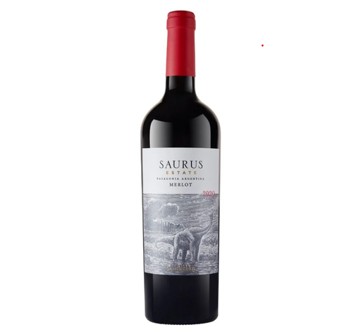 VINO SAURUS ESTATE MERLOT 750CC