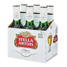 CERVEZA STELLA ARTOIS PORRON 330CC PACK X6