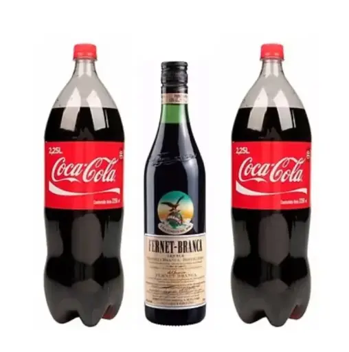COMBO BRANCA 1L + 2 COCA COLA 2,25L