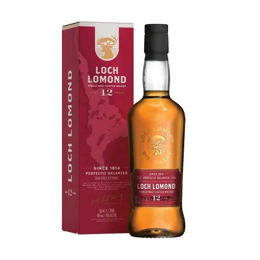 WHISKY LOCH LOMOND 12 AÑOS + ESTUCHE 700CC