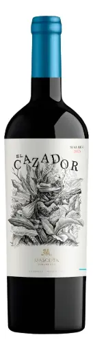 VINO CAZADOR MALBEC 750CC