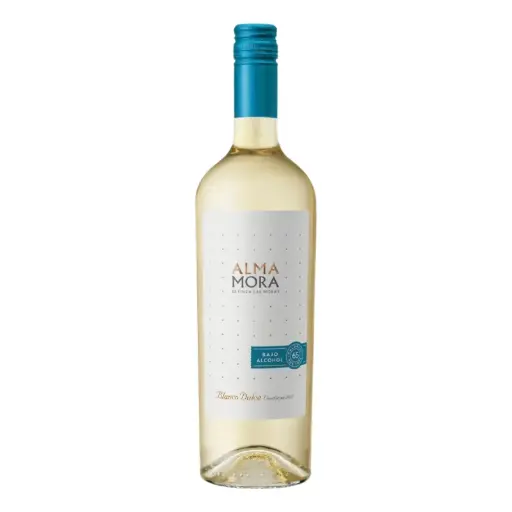 VINO ALMA MORA BLANCO DULCE BAJO ALCOHOL 750CC