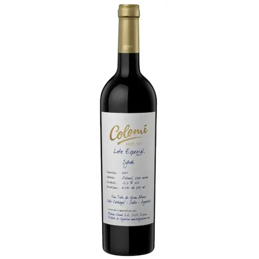 VINO COLOME LOTE ESPECIAL SYRAH 750CC