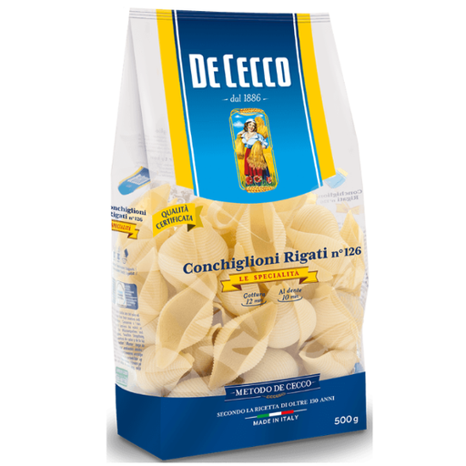 DE CECCO CONCHIGLIONI RIGATTI 126GR