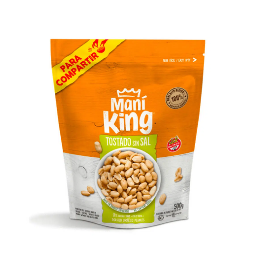 MANI KING TOSTADO SIN SAL 350GR