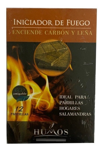 PASTILLAS INICIADOR DE FUEGO HUMOS X12