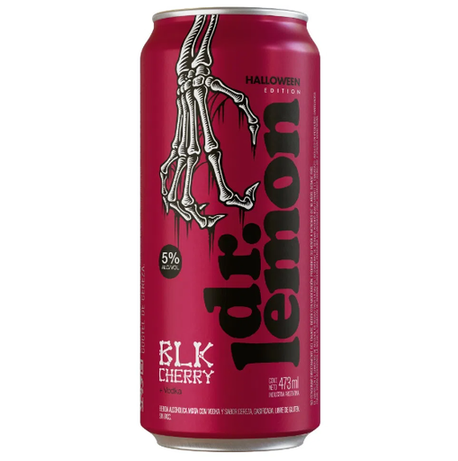 APERITIVO DR LEMON CHERRY HALLOWEEN 473CC