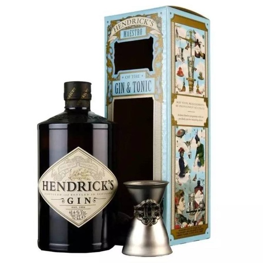 GIN HENDRICKS JIGGER + ESTUCHE 700CC