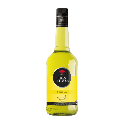 LICOR TRES PLUMAS BANANA 700CC