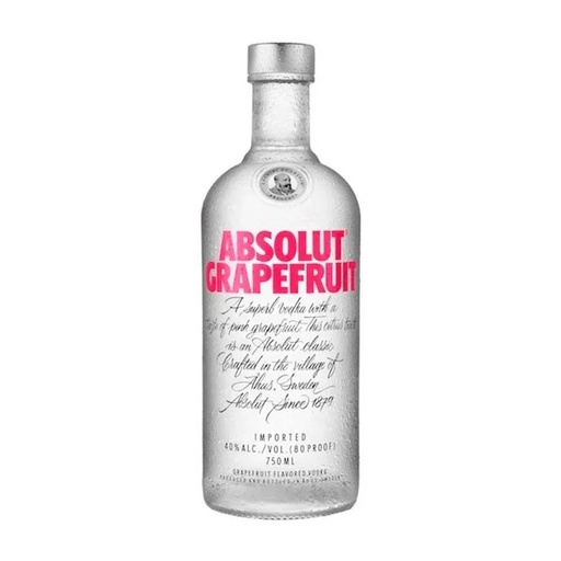 VODKA ABSOLUT GRAPEFRUIT 700CC