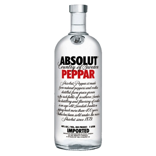 VODKA ABSOLUT PEPPAR 700CC