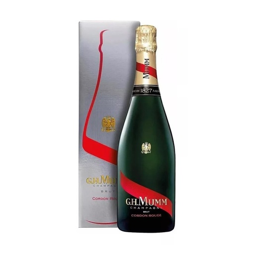 ESPUMANTE G.H MUMM CORDON ROUGE BRUT C/ESTUCHE 750CC